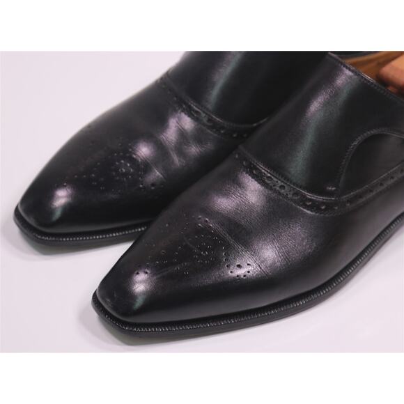 Berluti Black Leather Monk Strap Loafers Men\'s Eu 44 - UK 10 - US 11 main image 9